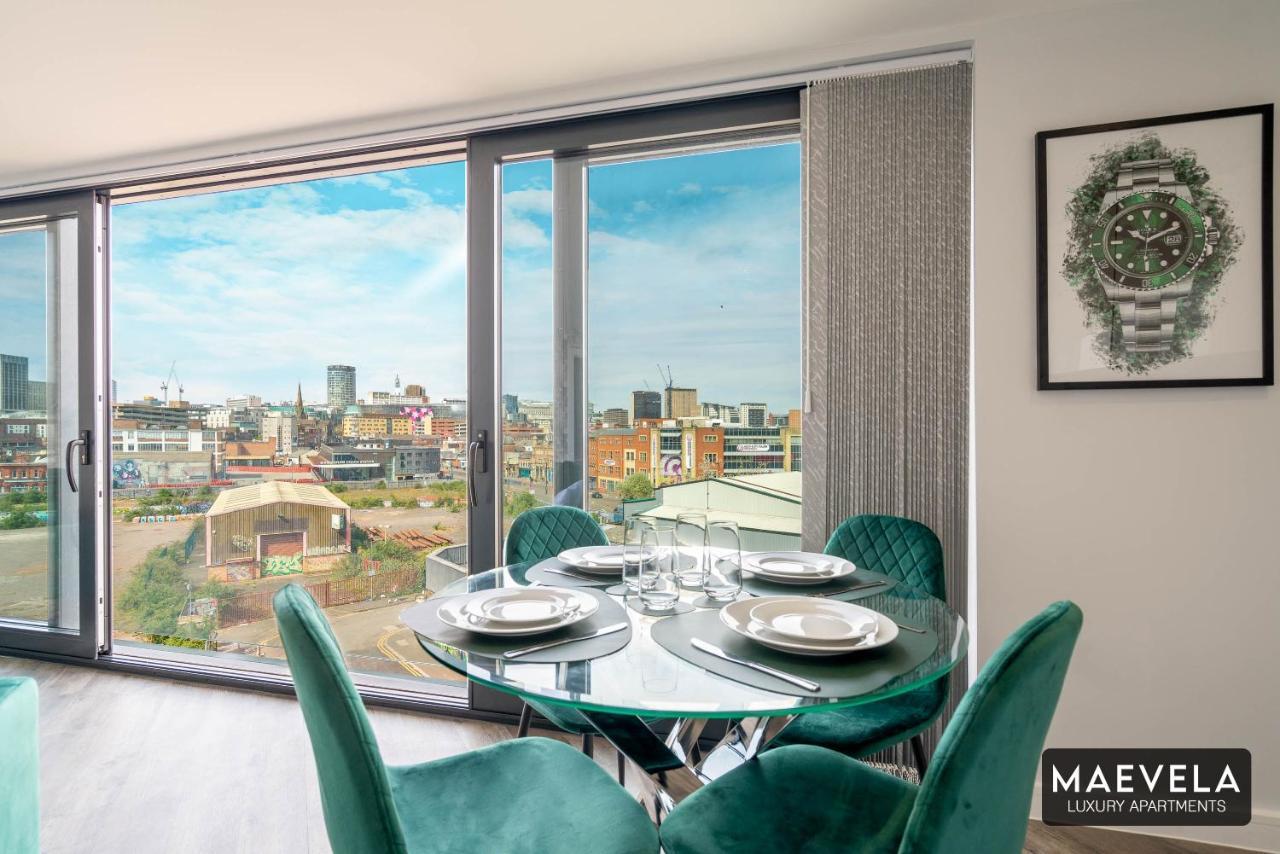 Maevela Apartments - Luxury Top Floor Penthouse - With Parking - 2 Bedroom New Build Apartment ✪ City Centre, Digbeth ✓ With Huge Patio Sliding Doors - City View - Rooftop Terrace - Ps4 & Smart Tv'S Birmingham Extérieur photo