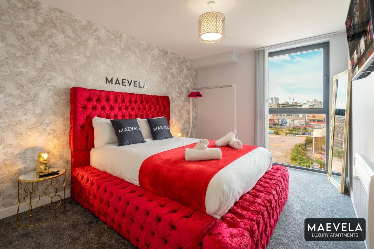 Maevela Apartments - Luxury Top Floor Penthouse - With Parking - 2 Bedroom New Build Apartment ✪ City Centre, Digbeth ✓ With Huge Patio Sliding Doors - City View - Rooftop Terrace - Ps4 & Smart Tv'S Birmingham Extérieur photo