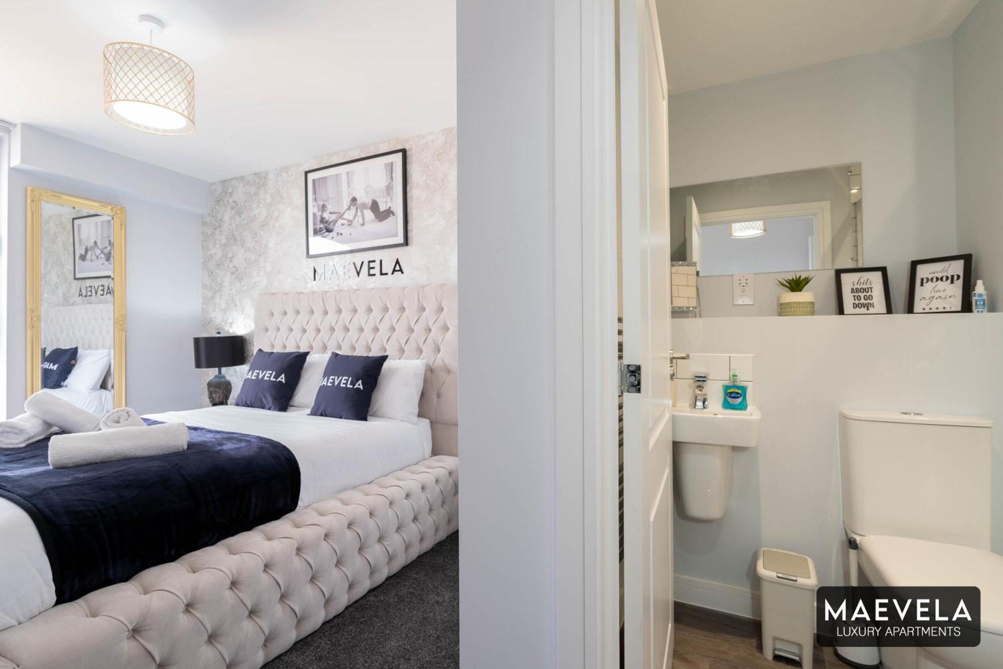 Maevela Apartments - Luxury Top Floor Penthouse - With Parking - 2 Bedroom New Build Apartment ✪ City Centre, Digbeth ✓ With Huge Patio Sliding Doors - City View - Rooftop Terrace - Ps4 & Smart Tv'S Birmingham Extérieur photo