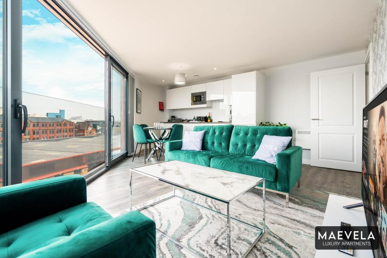 Maevela Apartments - Luxury Top Floor Penthouse - With Parking - 2 Bedroom New Build Apartment ✪ City Centre, Digbeth ✓ With Huge Patio Sliding Doors - City View - Rooftop Terrace - Ps4 & Smart Tv'S Birmingham Extérieur photo